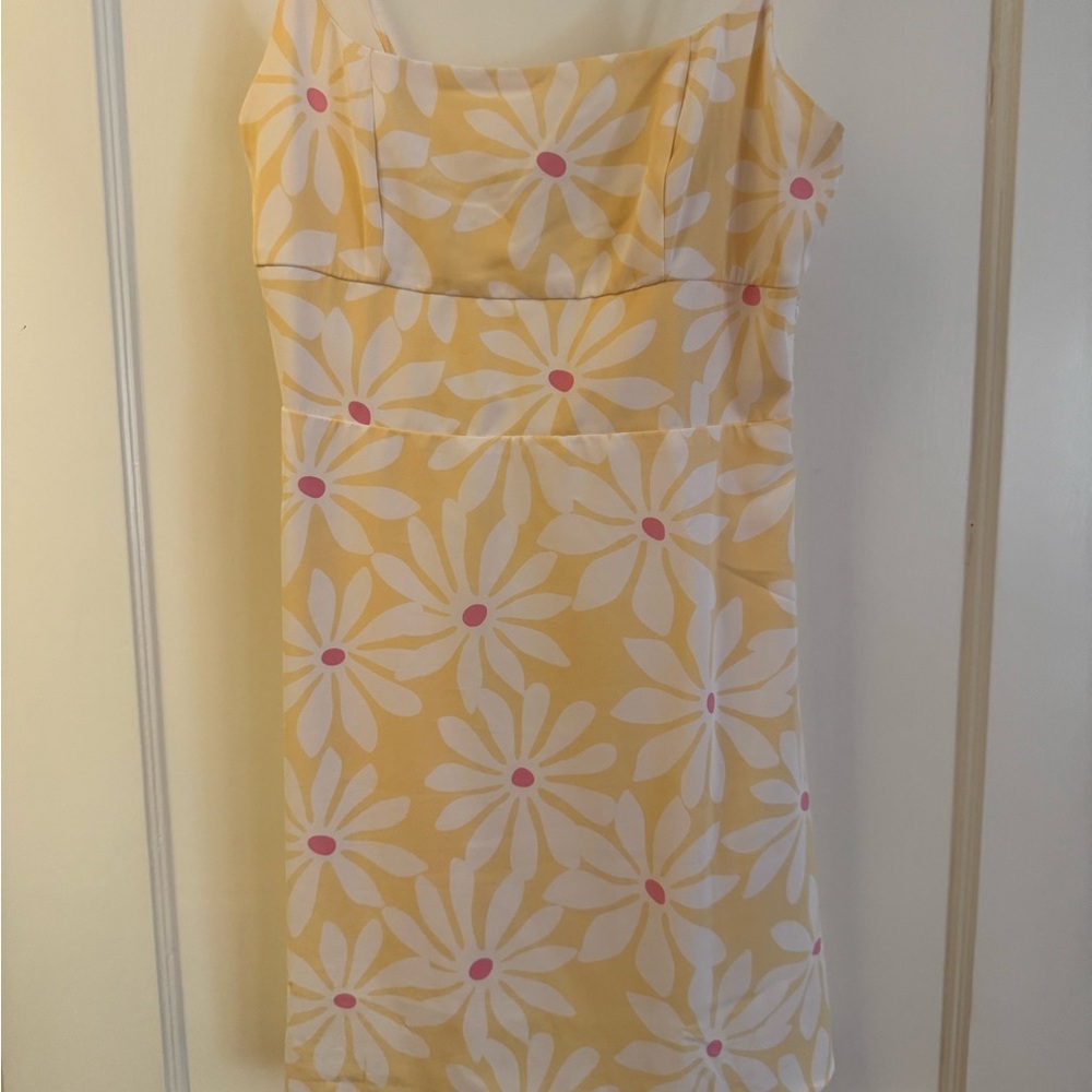 Forever 21 Yellow Floral Women's Dress